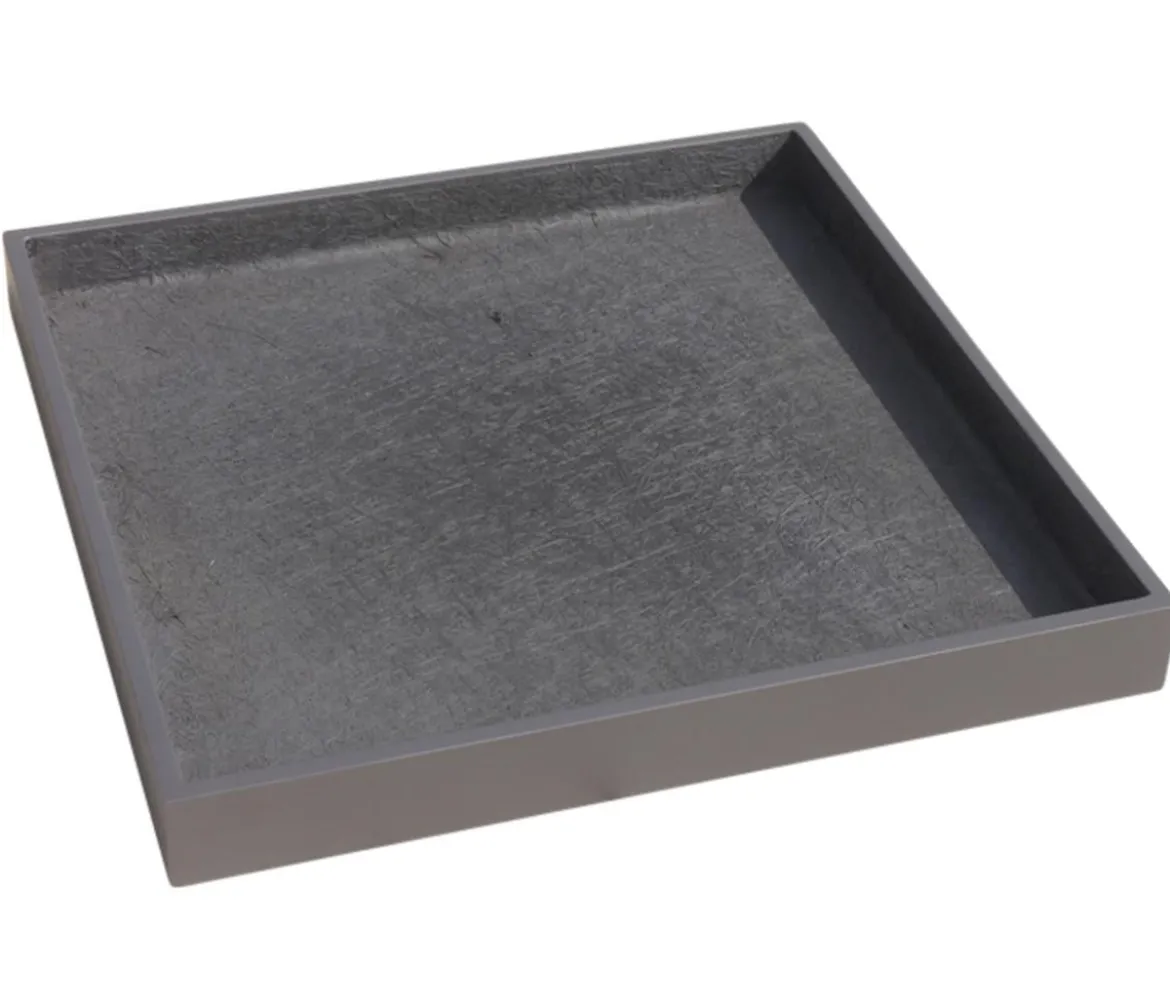 Eastwest Fiberglas-Untersetzer Bassin, quadratisch