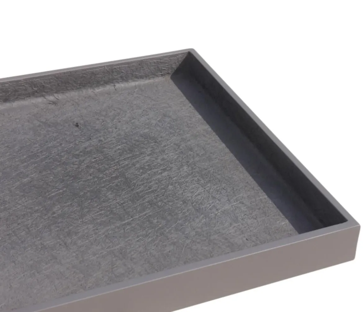 Eastwest Fiberglas-Untersetzer Bassin, quadratisch