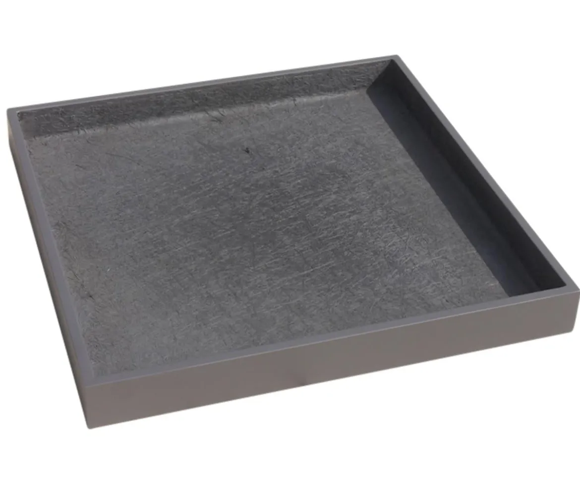 Eastwest Fiberglas-Untersetzer Bassin, quadratisch