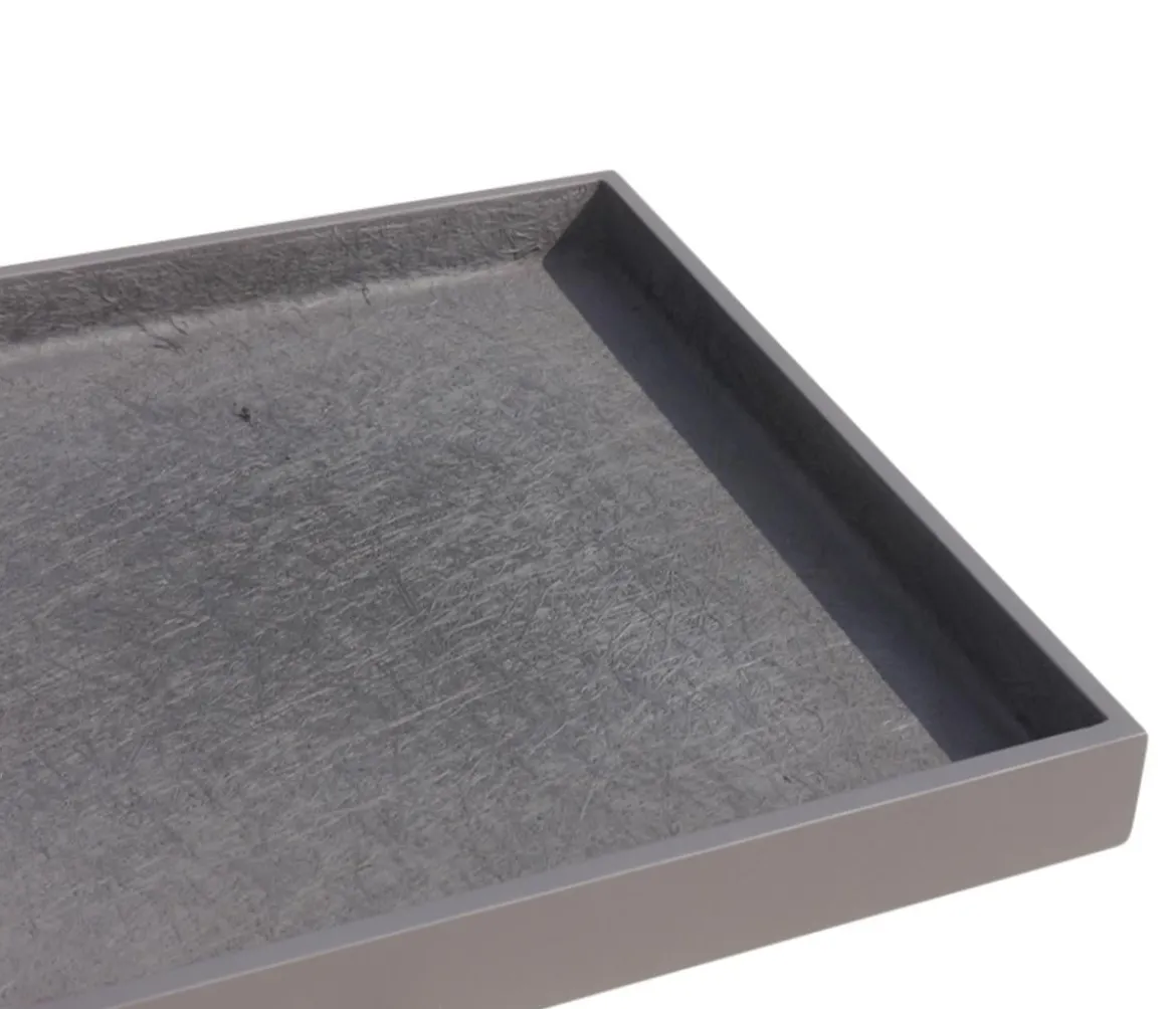 Eastwest Fiberglas-Untersetzer Bassin, quadratisch