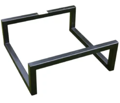 Eastwest Metall-Untergestell für Pflanzkübel, quadratisch, schwarz, ca. B50/H15/T50 cm