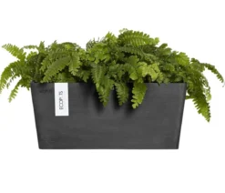 Ecopots Kunststoff-Kasten Manhattan Wall mit Wassersystem, rechteckig