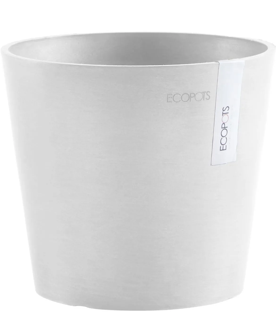 Ecopots Kunststoff-Topf Amsterdam Mini, rund, ca. Ø17/H14,7 cm