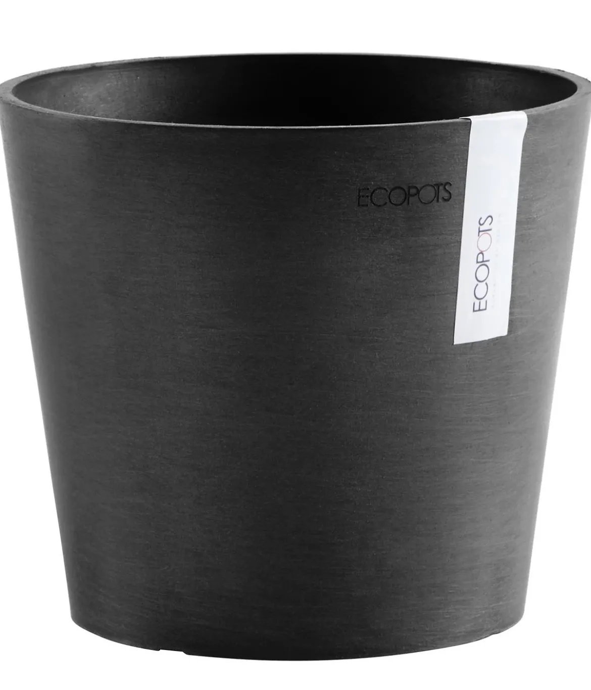Ecopots Kunststoff-Topf Amsterdam Mini, rund, ca. Ø17/H14,7 cm