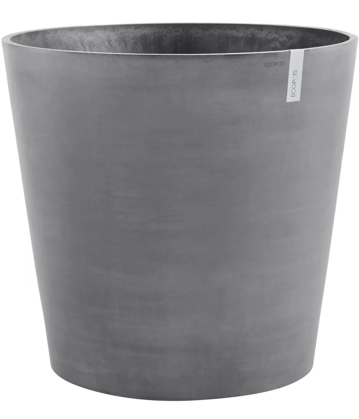 Ecopots Kunststoff-Topf Amsterdam mit Rollen, rund