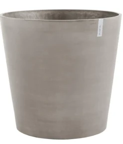 Ecopots Kunststoff-Topf Amsterdam mit Rollen, rund