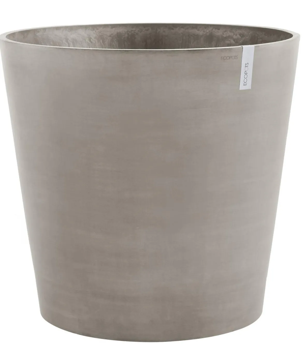 Ecopots Kunststoff-Topf Amsterdam mit Rollen, rund