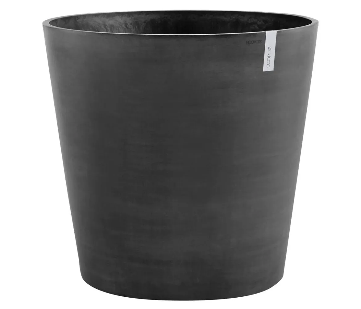 Ecopots Kunststoff-Topf Amsterdam mit Rollen, rund
