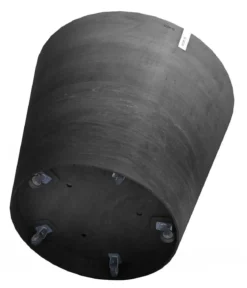 Ecopots Kunststoff-Topf Amsterdam mit Rollen, rund