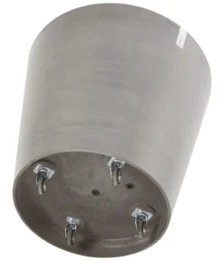 Ecopots Kunststoff-Topf Amsterdam mit Rollen, rund
