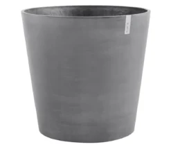 Ecopots Kunststoff-Topf Amsterdam mit Rollen, rund