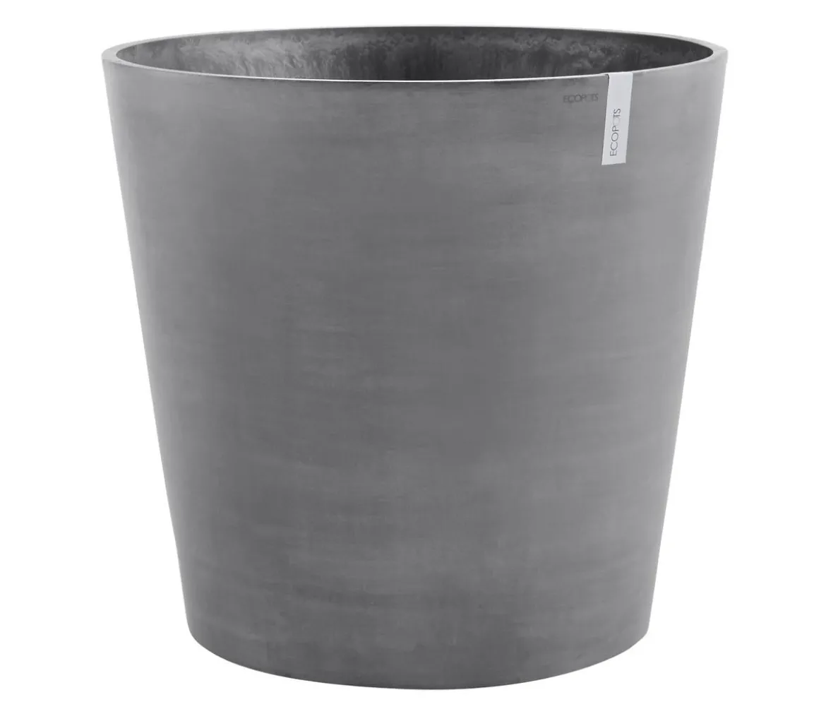 Ecopots Kunststoff-Topf Amsterdam mit Rollen, rund