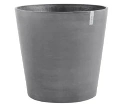 Ecopots Kunststoff-Topf Amsterdam mit Rollen, rund