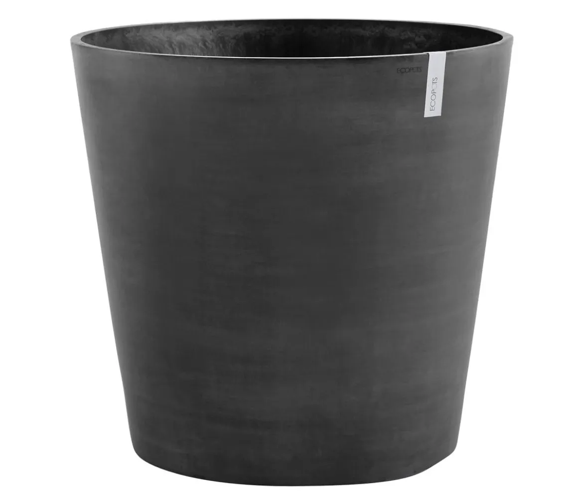 Ecopots Kunststoff-Topf Amsterdam mit Rollen, rund