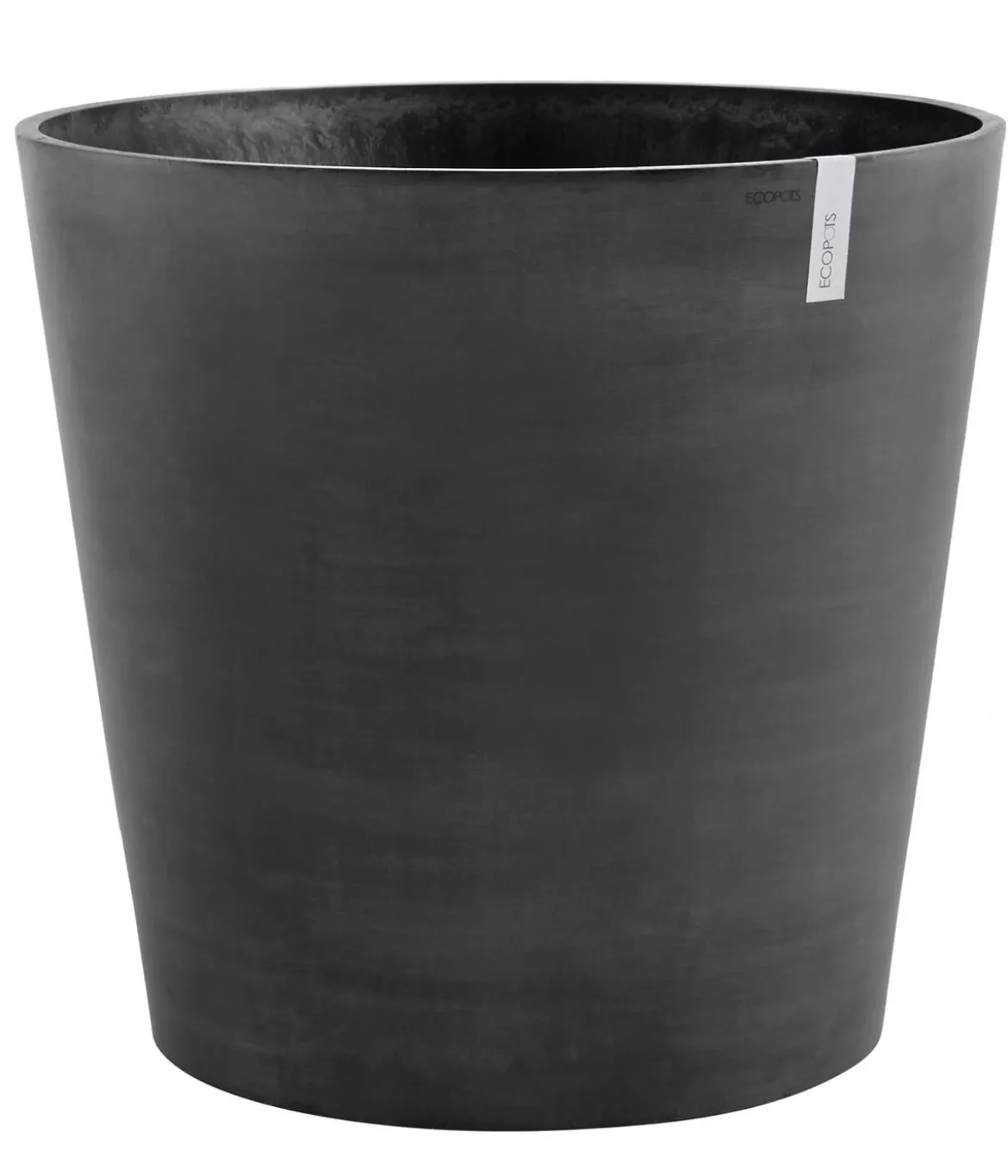 Ecopots Kunststoff-Topf Amsterdam mit Rollen, rund