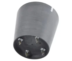 Ecopots Kunststoff-Topf Amsterdam mit Rollen, rund