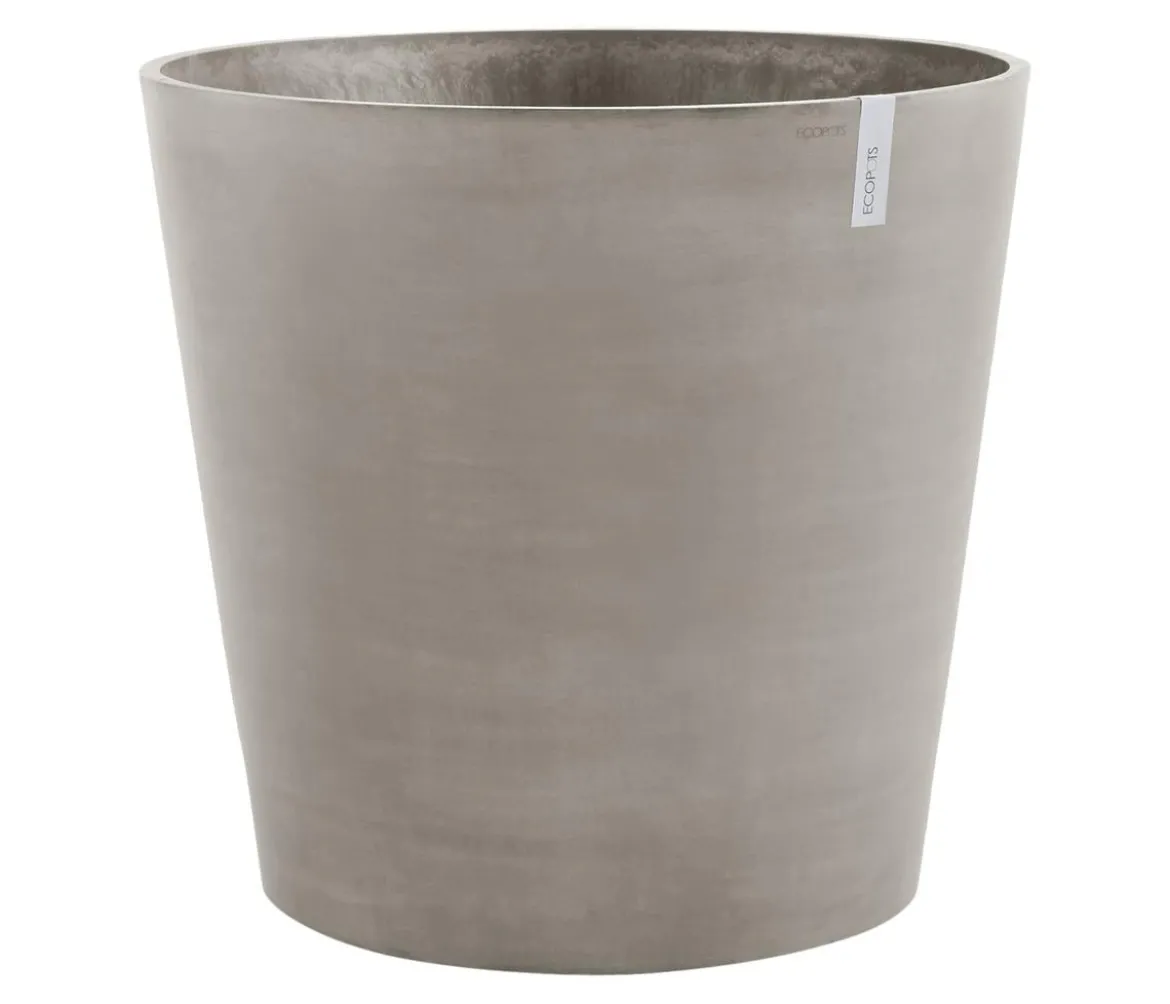 Ecopots Kunststoff-Topf Amsterdam mit Rollen, rund