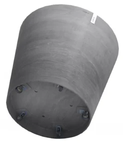 Ecopots Kunststoff-Topf Amsterdam mit Rollen, rund