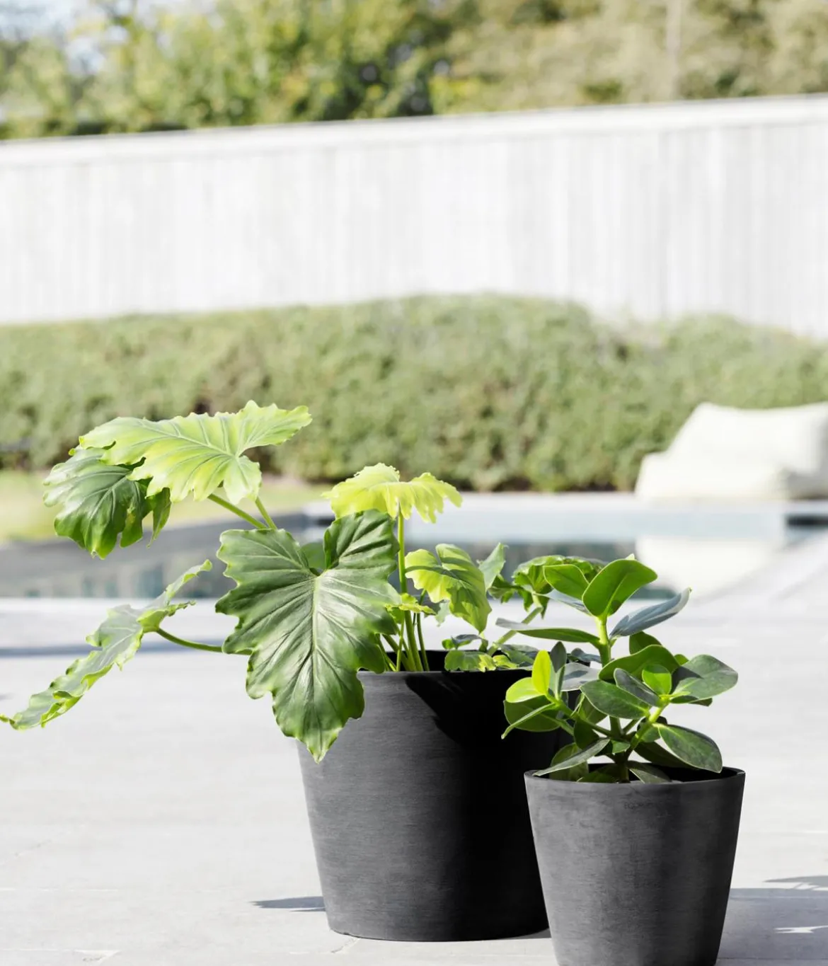 Ecopots Kunststoff-Topf Amsterdam mit Wassersystem, rund
