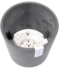 Ecopots Kunststoff-Topf Amsterdam mit Wassersystem, rund