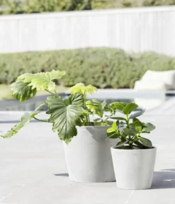 Ecopots Kunststoff-Topf Amsterdam mit Wassersystem, rund