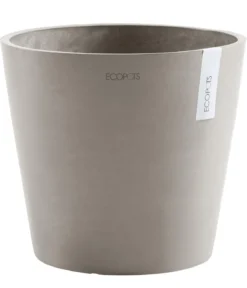 Ecopots Kunststoff-Topf Amsterdam mit Wassersystem, rund
