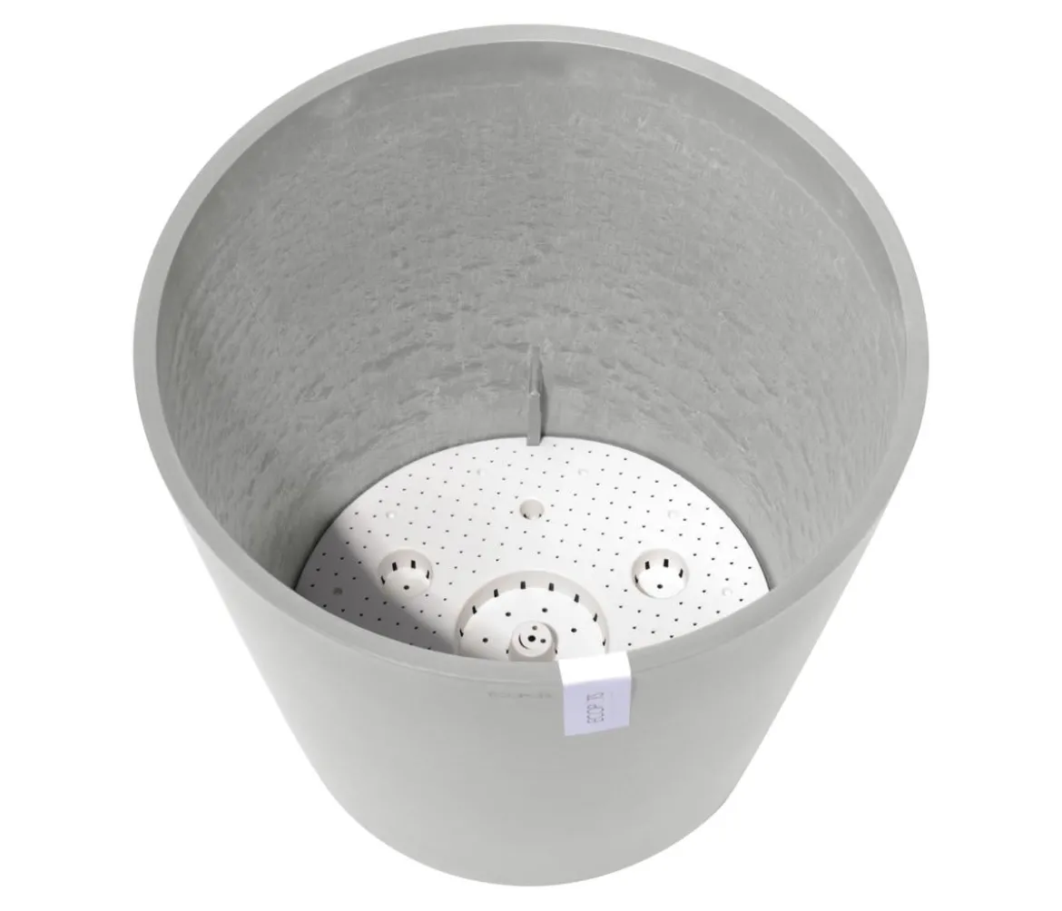 Ecopots Kunststoff-Topf Amsterdam mit Wassersystem, rund