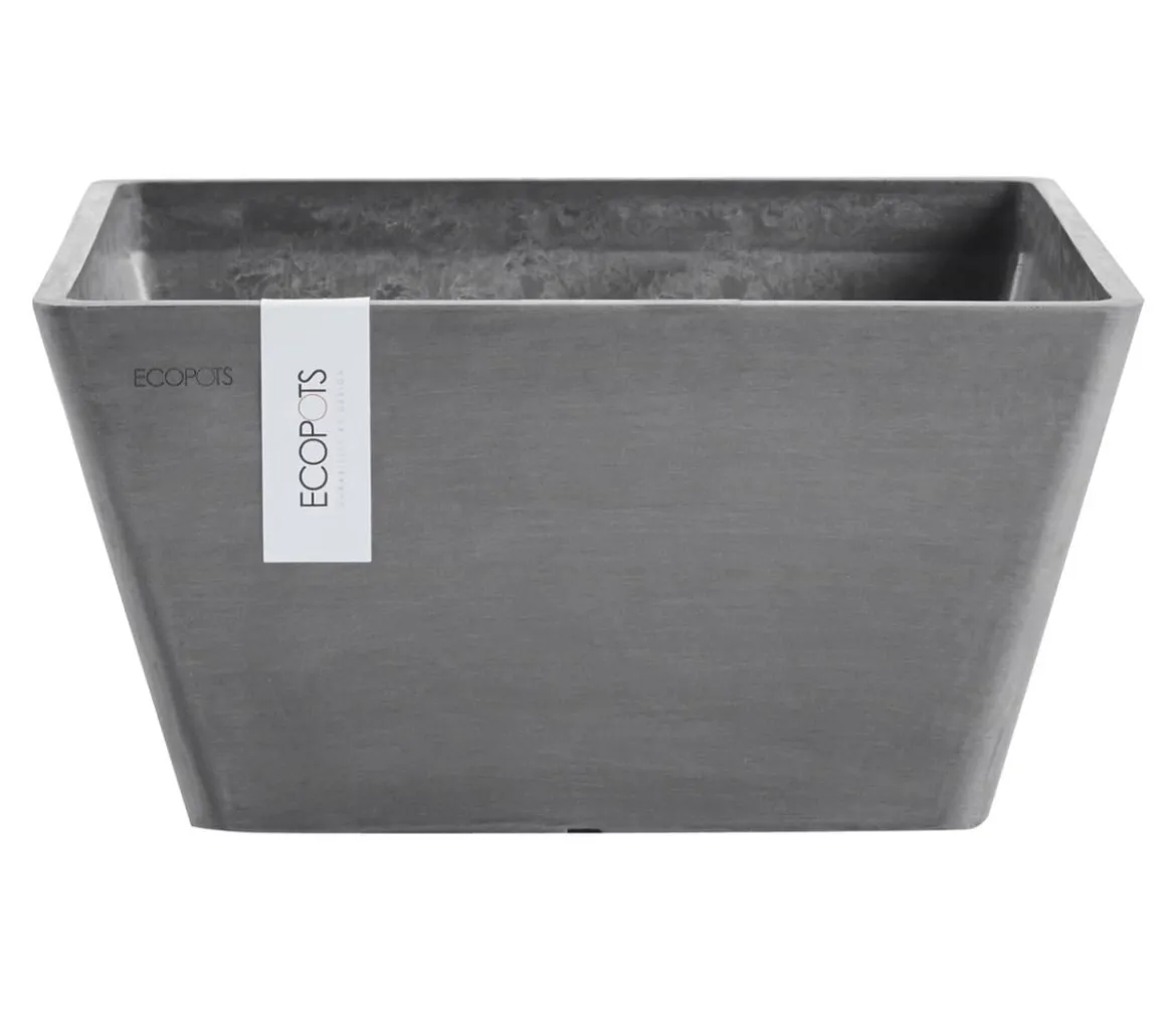 Ecopots Kunststoff-Topf Berlin, quadratisch