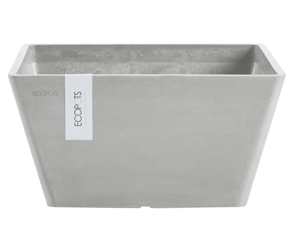 Ecopots Kunststoff-Topf Berlin, quadratisch