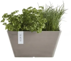 Ecopots Kunststoff-Topf Berlin, quadratisch