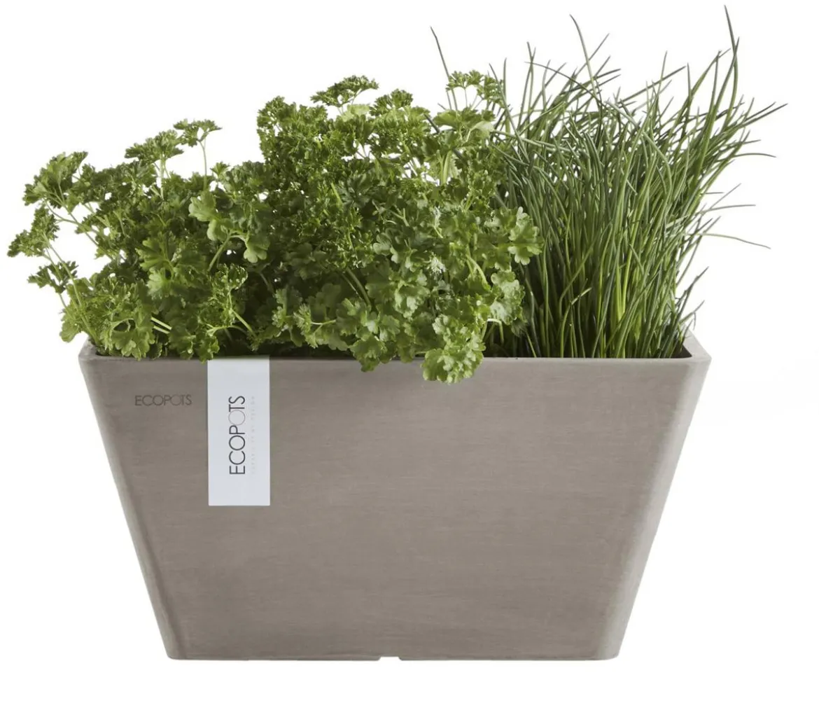 Ecopots Kunststoff-Topf Berlin, quadratisch