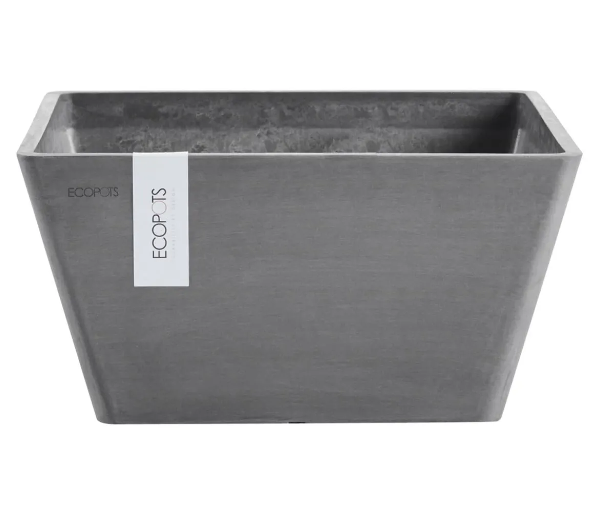 Ecopots Kunststoff-Topf Berlin, quadratisch