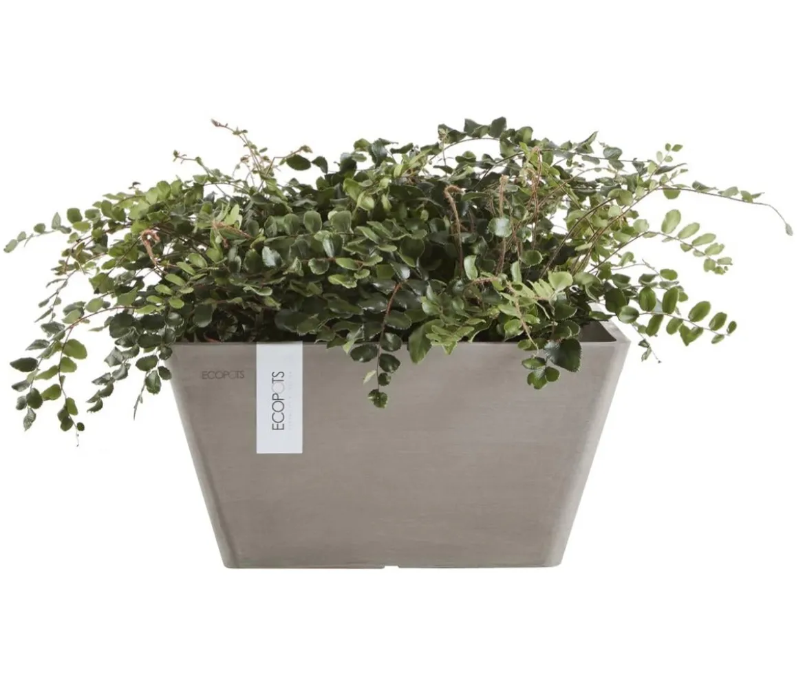 Ecopots Kunststoff-Topf Berlin, quadratisch