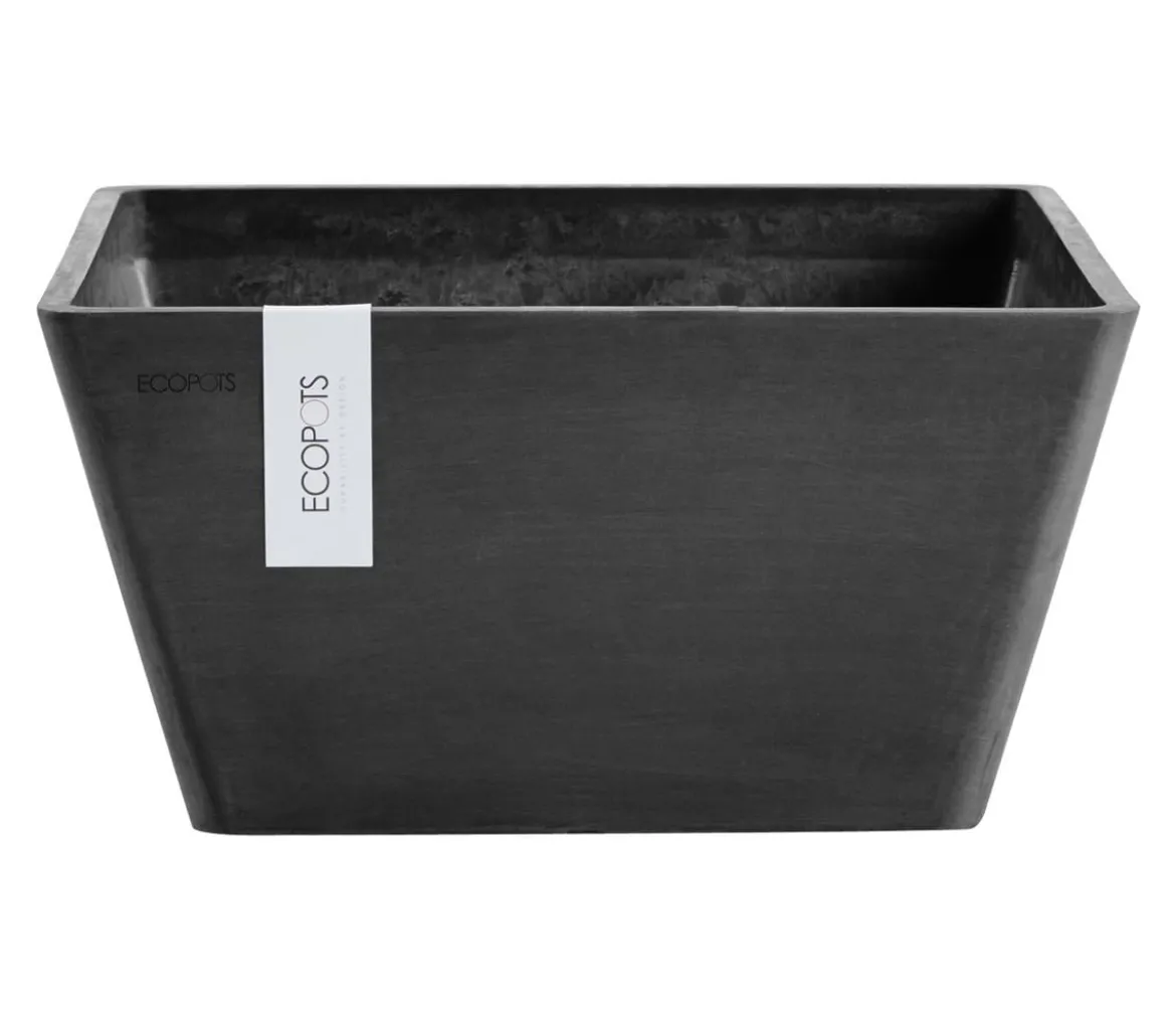 Ecopots Kunststoff-Topf Berlin, quadratisch