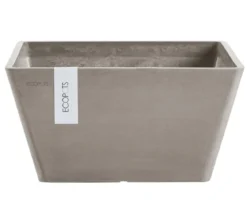 Ecopots Kunststoff-Topf Berlin, quadratisch