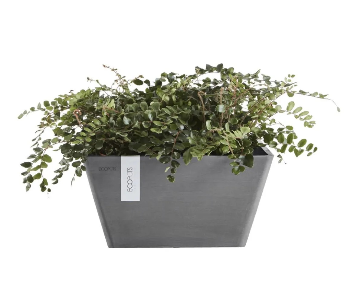 Ecopots Kunststoff-Topf Berlin, quadratisch