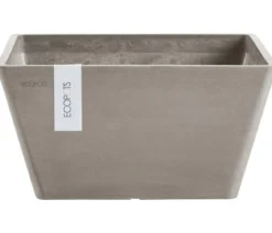 Ecopots Kunststoff-Topf Berlin, quadratisch
