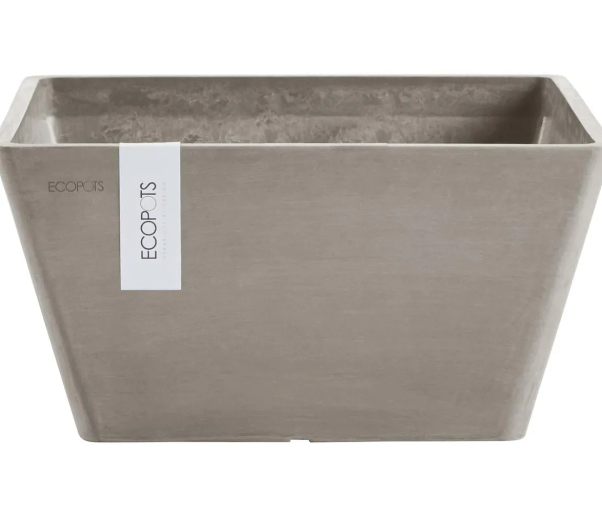 Ecopots Kunststoff-Topf Berlin, quadratisch