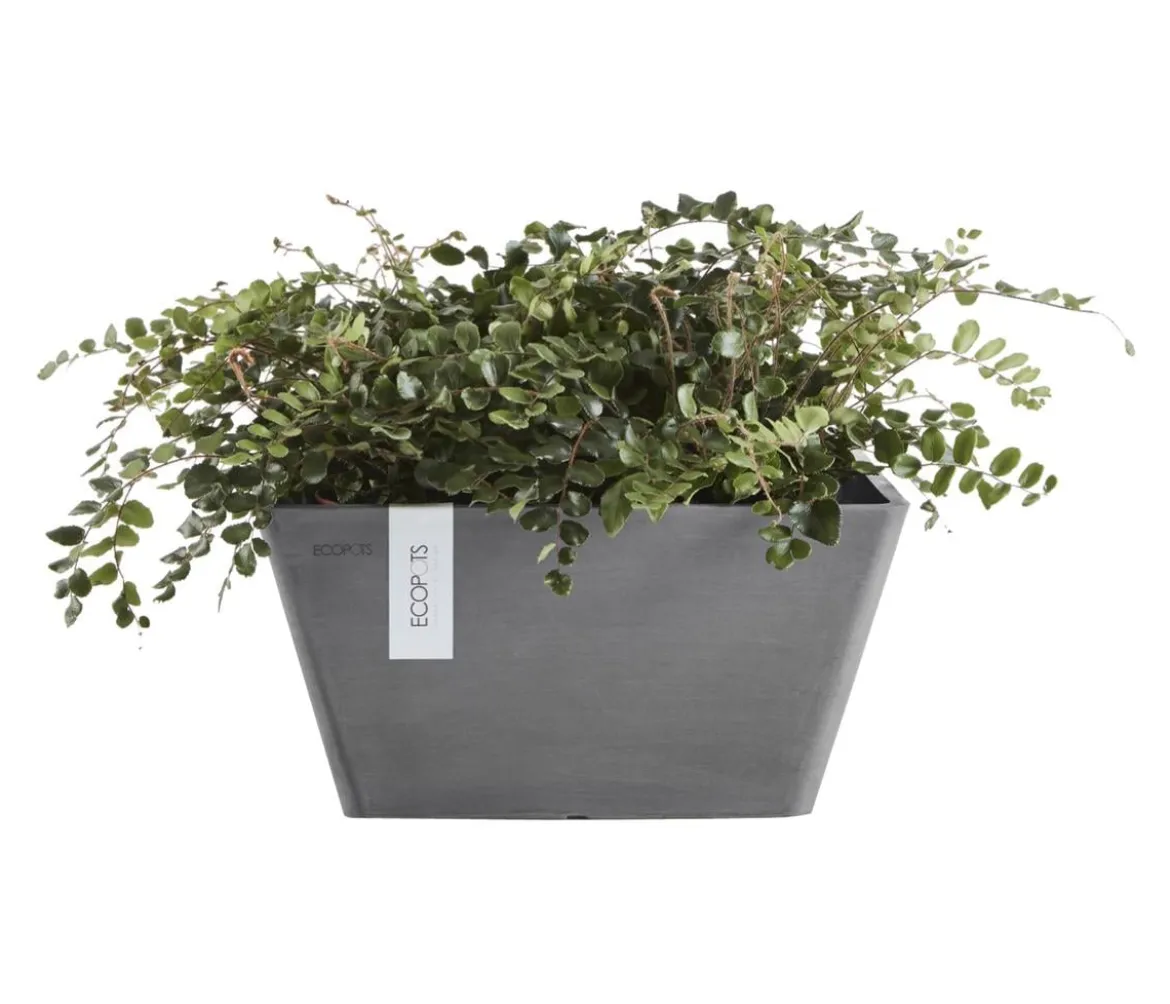 Ecopots Kunststoff-Topf Berlin, quadratisch
