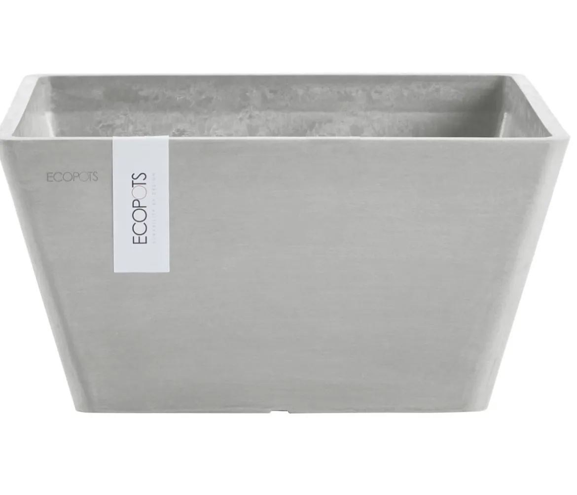 Ecopots Kunststoff-Topf Berlin, quadratisch