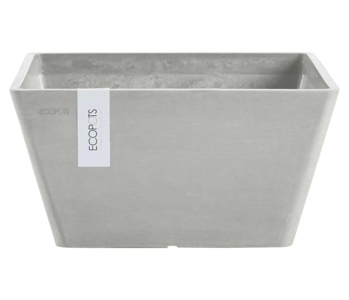 Ecopots Kunststoff-Topf Berlin, quadratisch