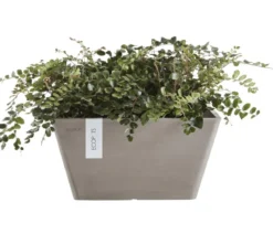 Ecopots Kunststoff-Topf Berlin, quadratisch
