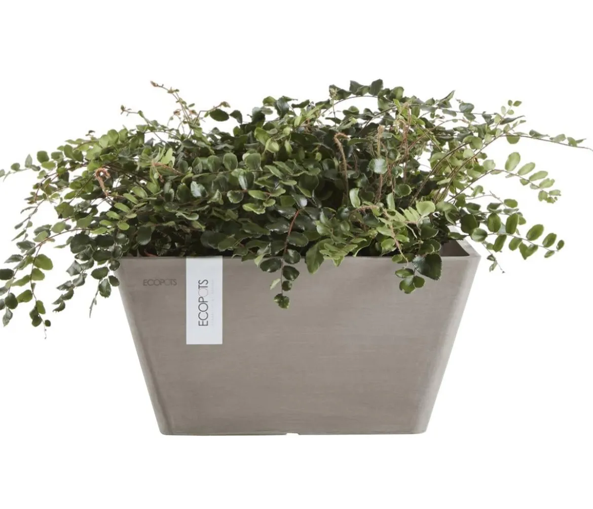 Ecopots Kunststoff-Topf Berlin, quadratisch