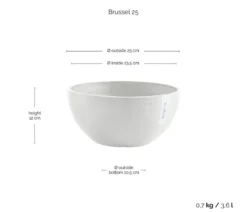 Ecopots Kunststoff-Topf Brussels, rund