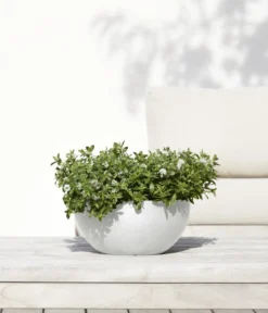 Ecopots Kunststoff-Topf Brussels, rund