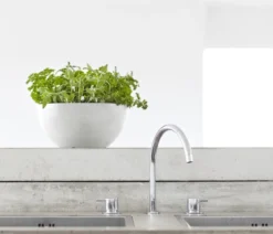 Ecopots Kunststoff-Topf Brussels, rund