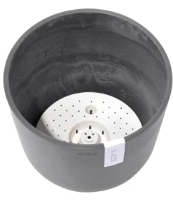 Ecopots Kunststoff-Topf Oslo mit Wassersystem, rund