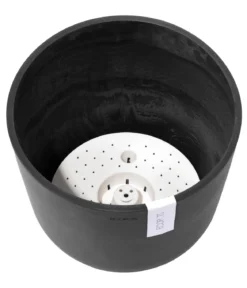 Ecopots Kunststoff-Topf Oslo mit Wassersystem, rund