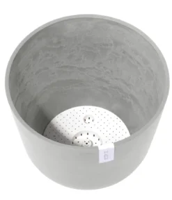 Ecopots Kunststoff-Topf Oslo mit Wassersystem, rund