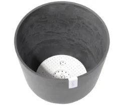 Ecopots Kunststoff-Topf Oslo mit Wassersystem, rund